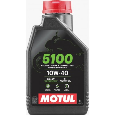 Motul 5100 10W50 Tam Sentetik Motor Yağı 1 Litre Yüksek Performans